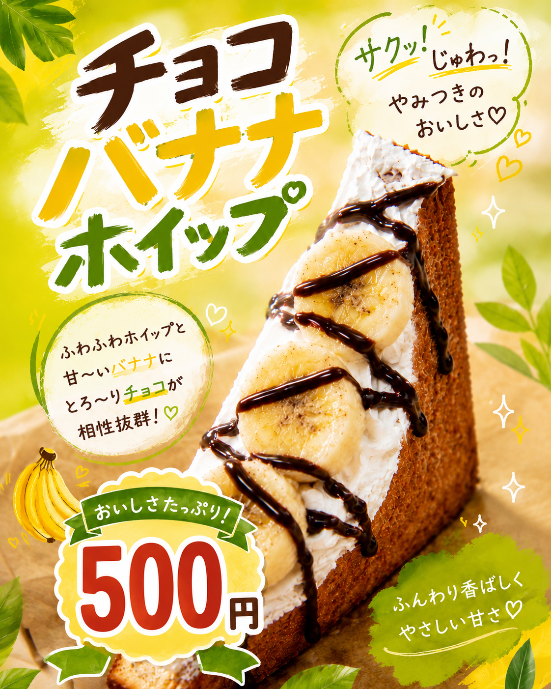 チョコバナナホイップ
